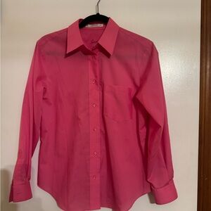💗 Foxcroft Pink Wrinkle-Free Button Down Shirt | Women’s